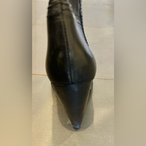 OVER THE KNEE leather boots by Brown’s 38 (3.5 inch heel) - Picture 3 of 4